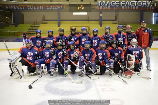 2013-09-29 Hockey Milano Rossoblu U12-Pinerolo 0043 Squadra